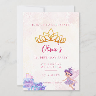 Convite Aniversário para menina