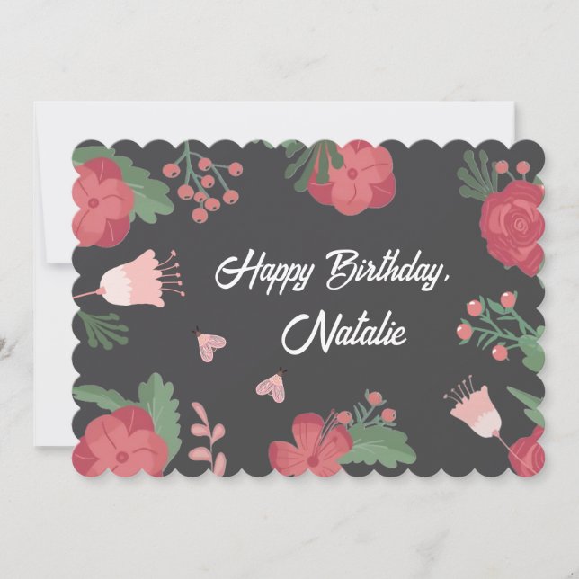 Convite Aniversário Personalizado (Frente)