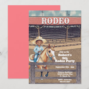 Convite Aniversário Personalizado do Rodeio Ocidental
