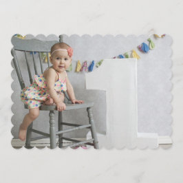 Convite Aniversário personalizado "Olha quem está virando 