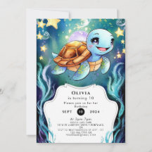 Aniversário Simples de Tartaruga Boho