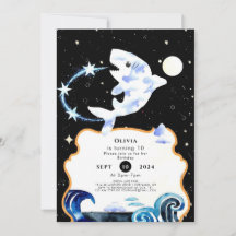 Aniversário Simples do Tubarão Mágico