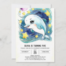 Aniversário simples e encantado do golfinho subaqu