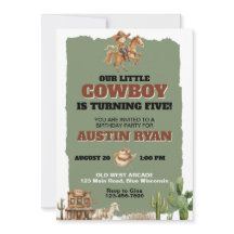 Aniversário Temático Western Cowboy Rústico