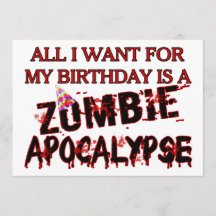 Aniversário Zumbi Apocalypse