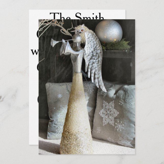 Convite Anjo (Frente/Verso)