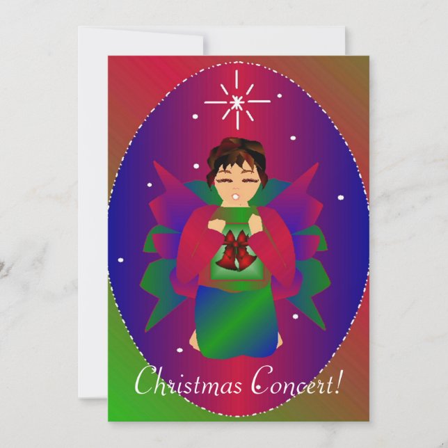 Convite Anjo Natal III (Frente)