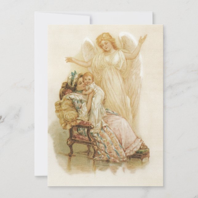 Convite Anjos e Bebês (Frente)