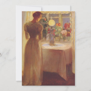 Convite Anna Ancher - Rapariga Jovem Antes da Lâmpada