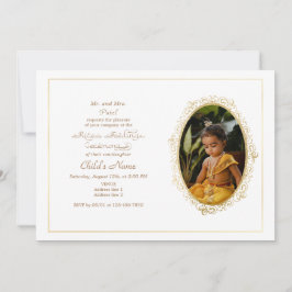 Convite Annaprashan First Rice Ceremony Fooral