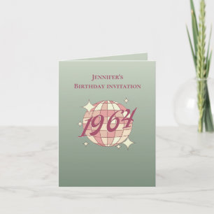 Convite Ano de 1964 60.º aniversário