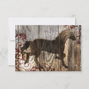 Convite ano do cavalo de madeira
