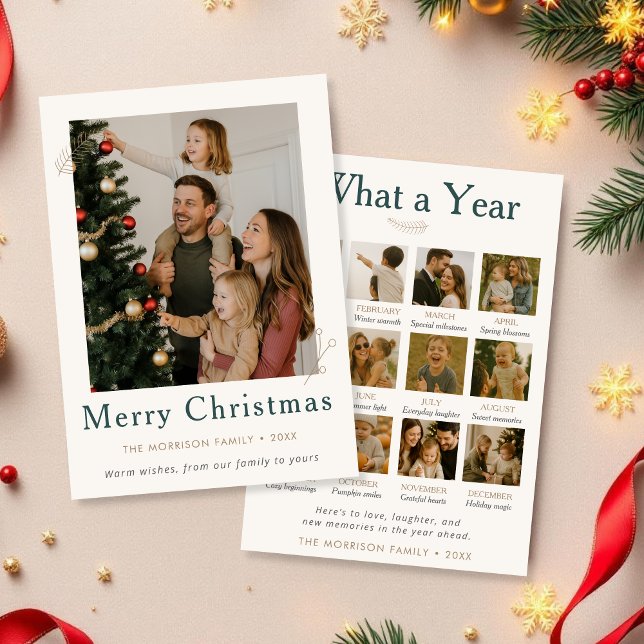 Convite Ano na Revisão do Natal Que Feriado de Ano (Criador carregado)