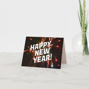 Convite Ano Novo de Design de Fireworks
