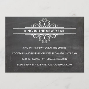 Convite Ano novo Invintation do quadro