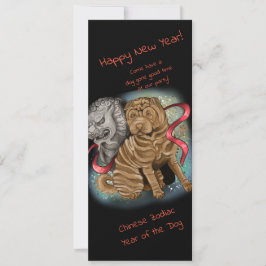 Convite Ano Zodíaco Chinês do Cão