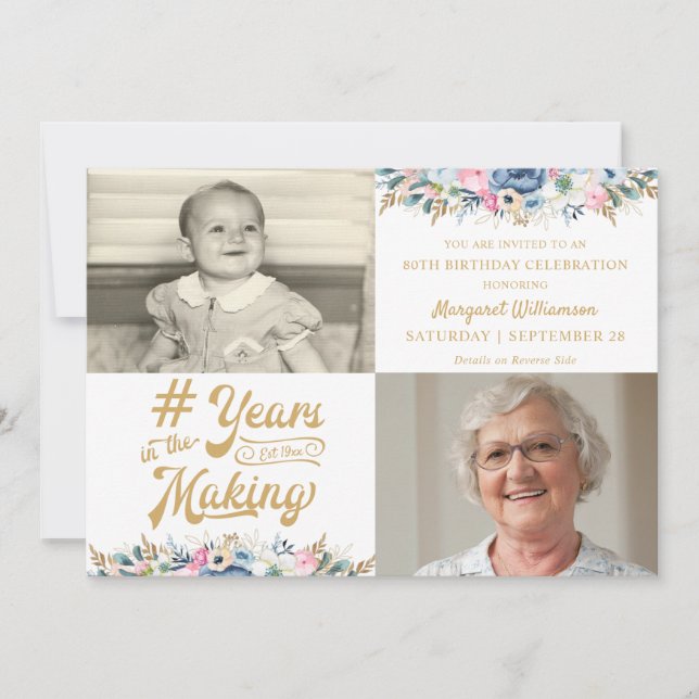 Convite ANOS FÉRICOS DE Aniversário NO FAZER 2 Foto (Frente)