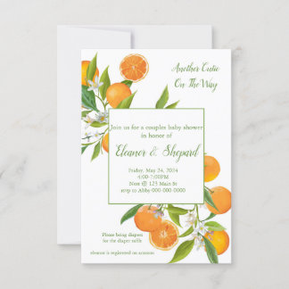 Convite another cutie on the way invitation