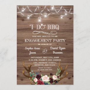 Convite Anteadores Florais Rosa Rosa Brilhantes Eu FAÇO No