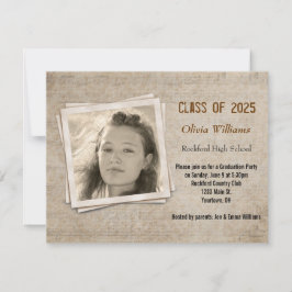 Convite Antecedentes musicais para Festas de formatura