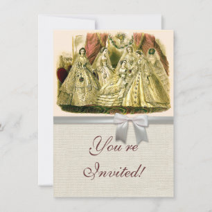 Convite Anterior Bridal de Casamento