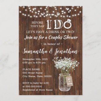 Convite Antes de fazer casais de casamento