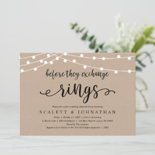 Convite Antes dos anéis de troca, Janto de ensaio russo