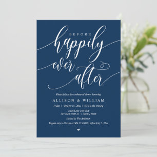 Convite Antes Feliz De Sempre, Janto De Ensaio