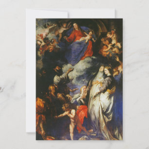 Convite Anthony van Dyck - Madonna del Rosario