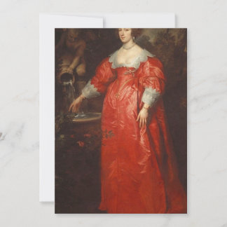 Convite Anthony van Dyck - Retrato de uma senhora desconhe