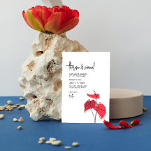 Anthurium ・ Desenho Floral ・ Moderno Casual