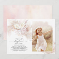 Anthurium Pampas Grass Floral Baptism Foto