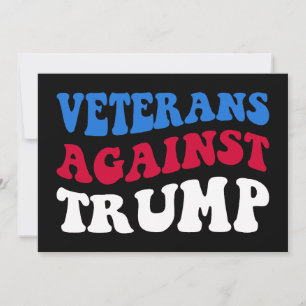 Convite Anti-Trump - Veteranos Contra Trump II