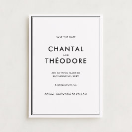 Convite Antigo Dinheiro | Silencioso | Preto e não branco