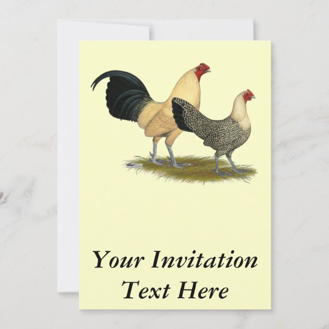 Convite Antigos Copos de Creme Inglês (Frente)