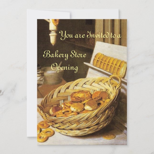 CONVITE ANTIQUE OVEN BAKERY BREAKFEAST PARTIDO (Frente)