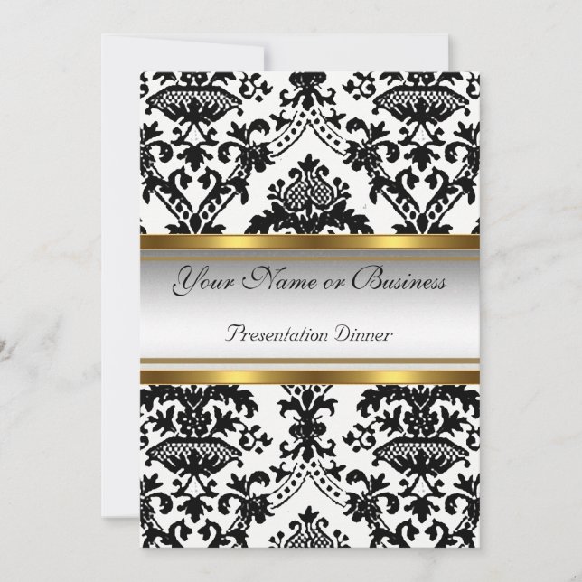 Convite anual para Janto de apresentação de negóci (Frente)