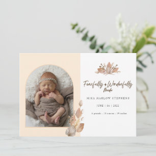 Convite Anunciamento de Bebê Feliz e Maravilhosamente Feit