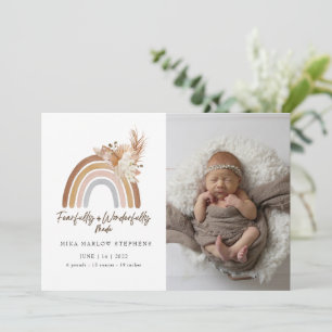 Convite Anunciamento de Bebê Feliz e Maravilhosamente Feit