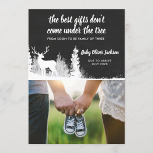 Convite Anunciamento de Gravidez Antler  Foto