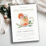 Convite Anunciante de Ivory Orange Green<br><div class="desc">Elegante Watercolor Fruity Cocktail Coleção de Tema de Cocktail.- É uma elegante guincheira real Ilustração de coquetel pastel, cercado de ervas e plantas verdes perfeitas para as suas festas temáticas de cocktail. É muito fácil personalizar, com seus detalhes pessoais. Se você precisar de outro produto ou personalização correspondente, por gentileza,...</div>