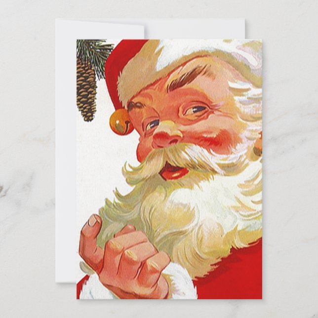 Convite Anúncios da Casa Aberta de Papais noeis de Feriado (Frente)