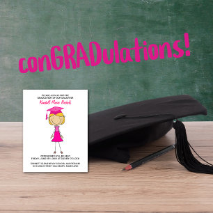 Convite Anúncios da graduação da escola primária