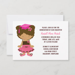 Convite Anúncios da graduação da escola primária