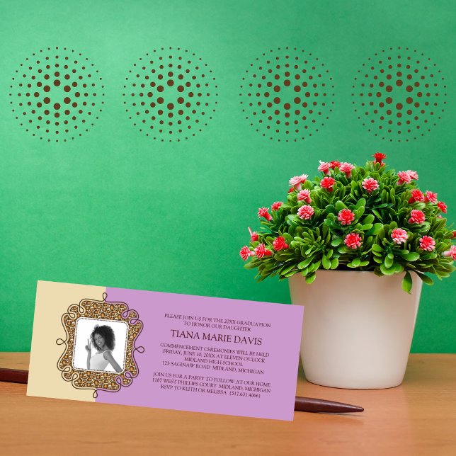 Convite Anúncios de Graduação Personalizáveis de Qualquer  (Criador carregado)