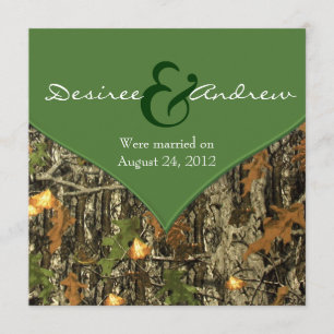 Convite Anúncios de Posta de Camo