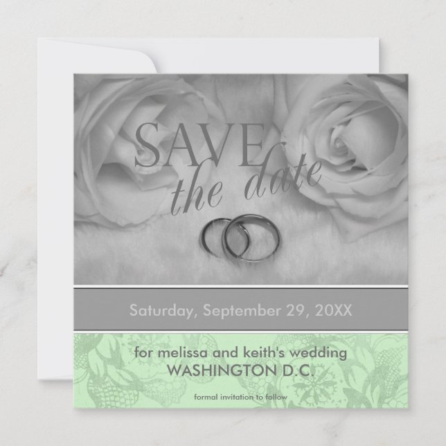 Convite Anúncios de Salve a Data (Frente)