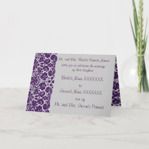 Convite ao casamento tema damasco - Escolher BackG