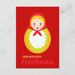 Convite ao Chá - Adoção de Matroyshka na Rússi