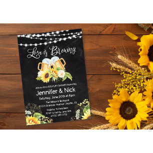 Convite ao Chá de Casais Russos de Cerveja